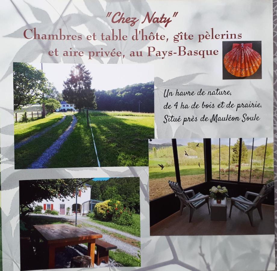 "Chez Naty" Chambres D'Hotes Au Pays-Basque Cheraute Eksteriør billede